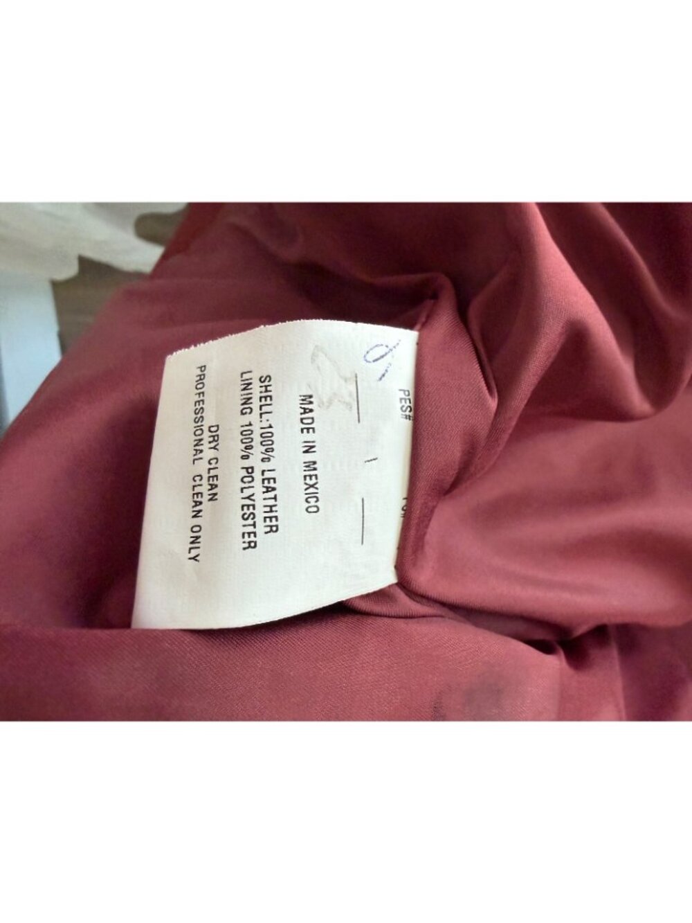 Lane Boots COSSETTE Red Leather Jacket Western Cowgirl Biker Bomber Coat Size XL - Picture 10 of 14